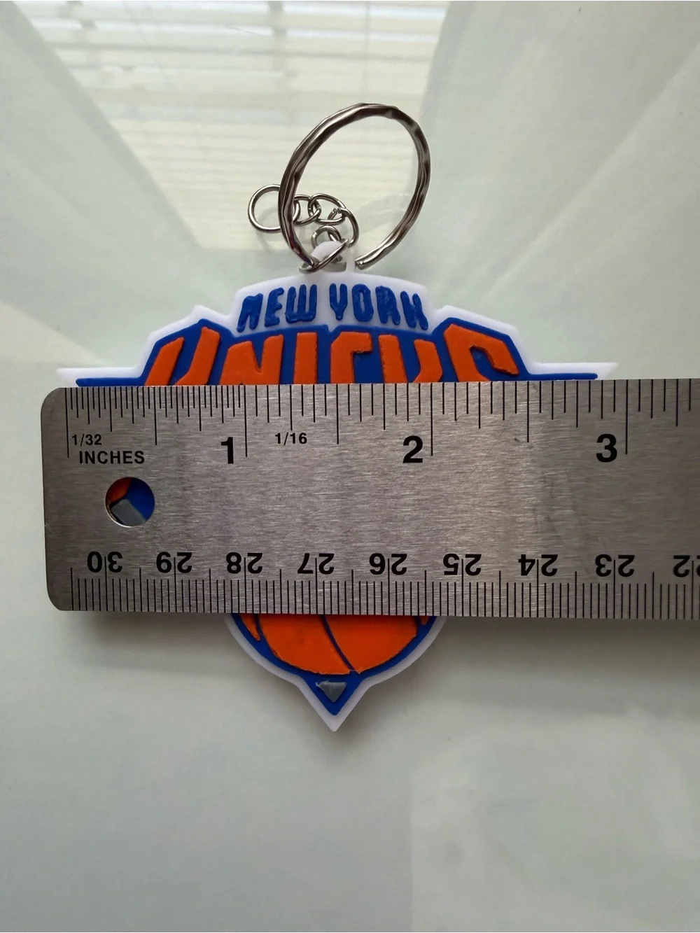 New York Knicks Orange & Blue Keychain